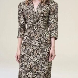 Rebecca Taylor Leopard Print Dress